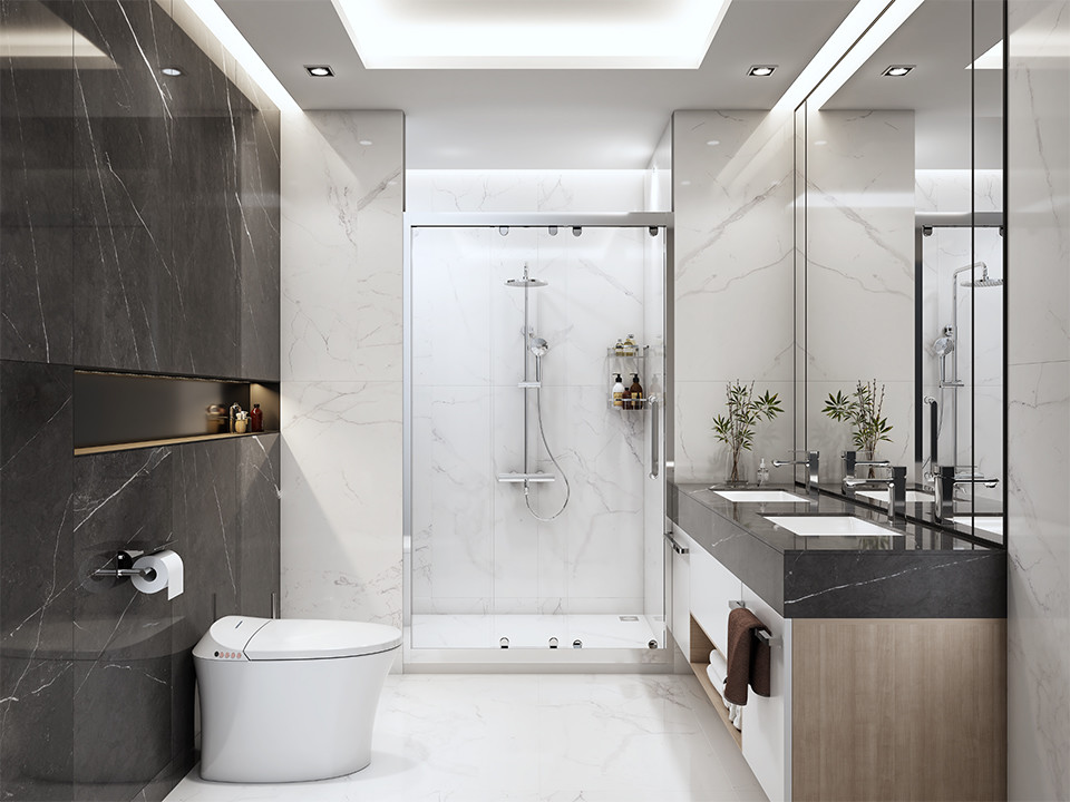 ultimo caso aziendale circa rinnovamento del bagno del ² di 8m