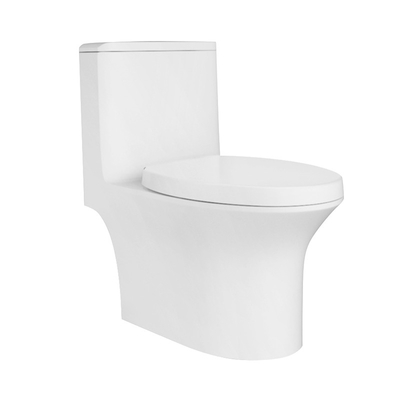 Siphonic One Piece Toilets , Ceramic Sanitary Ware Toilet Bowl S Trap P Trap