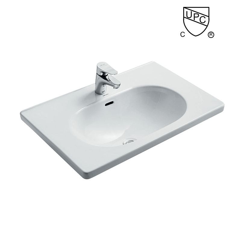 UPC Vanity Counter Top Wash Hand Basins 705x480x210mm With overflow